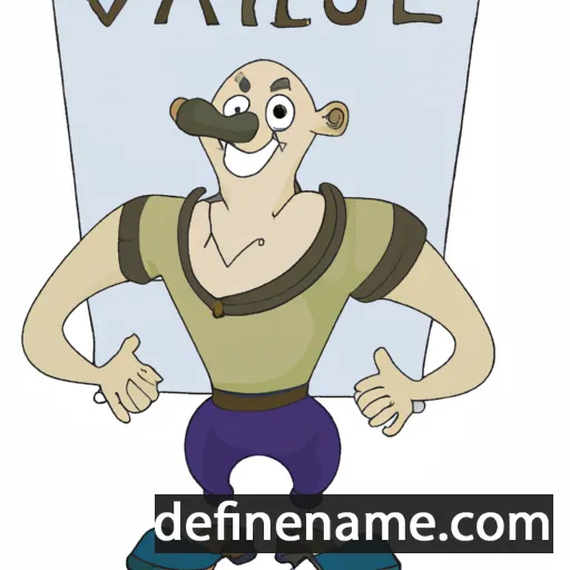 cartoon of the name Valeriu