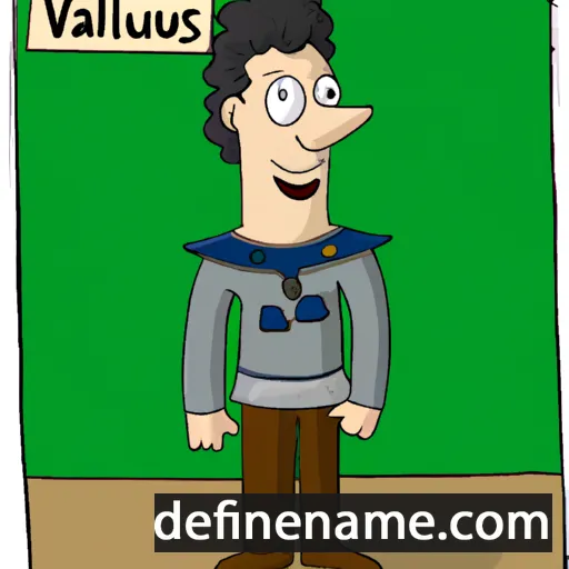 cartoon of the name Valerius