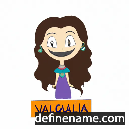 cartoon of the name Valquíria