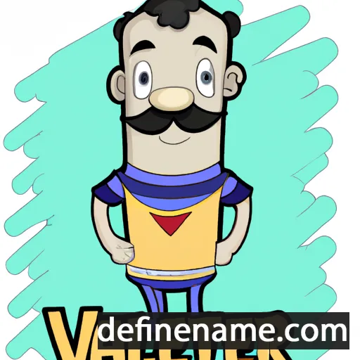 cartoon of the name Valter