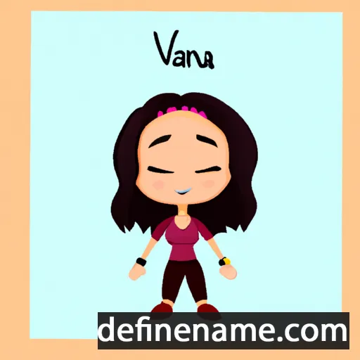 cartoon of the name Vana