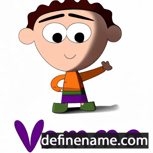 cartoon of the name Vanamo