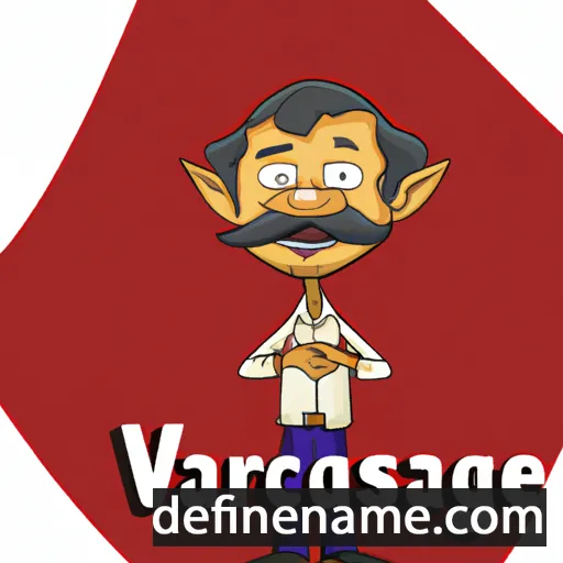 cartoon of the name Varghese