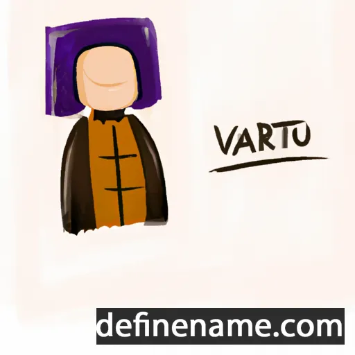 cartoon of the name Vartouhi