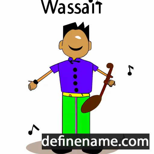 cartoon of the name Vasant