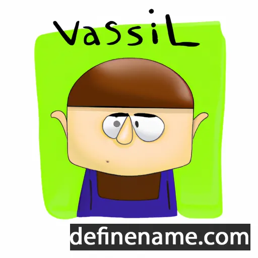 cartoon of the name Vasili