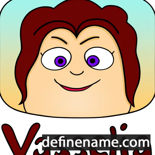 cartoon of the name Vasilica