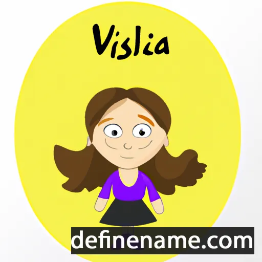 cartoon of the name Vasilija