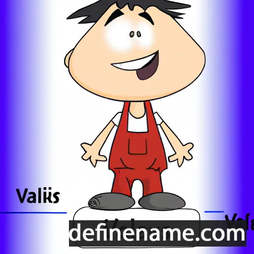 cartoon of the name Vasilis