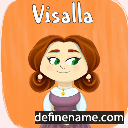 cartoon of the name Vasilisa