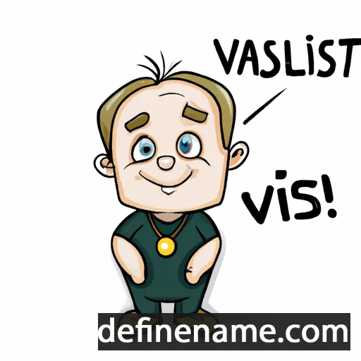 cartoon of the name Vasiliy