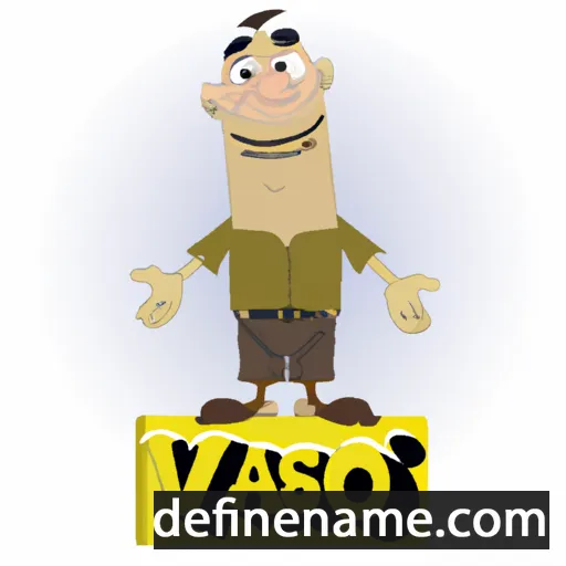 cartoon of the name Vasko