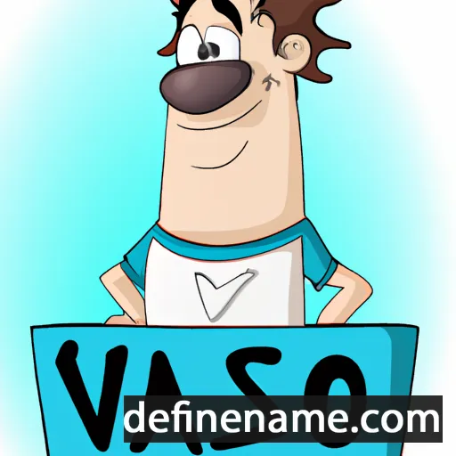 cartoon of the name Vaso