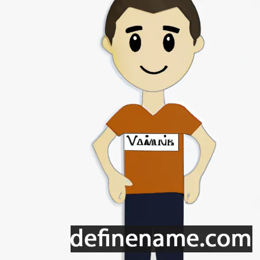 cartoon of the name Vassilis