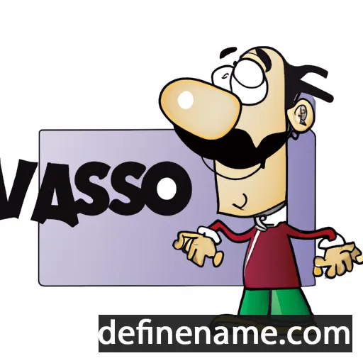 cartoon of the name Vasso