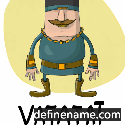 cartoon of the name Vatslav