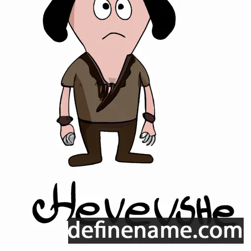 cartoon of the name Ve'keseheveho