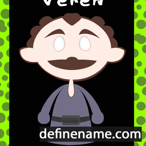 cartoon of the name Vébjǫrn