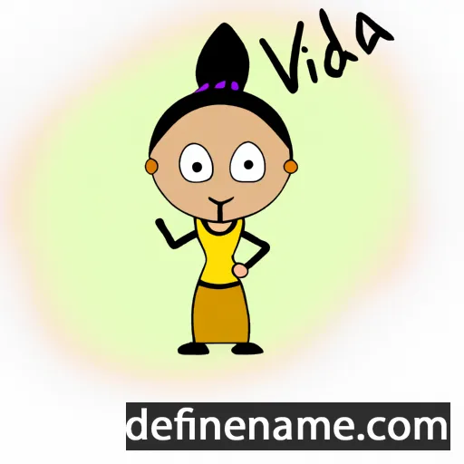 cartoon of the name Veda