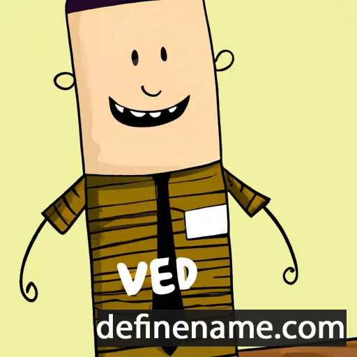 cartoon of the name Vedad