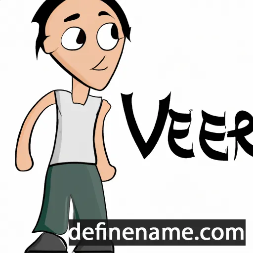 cartoon of the name Veer