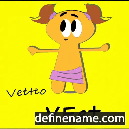 cartoon of the name Veeti