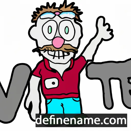 cartoon of the name Veit