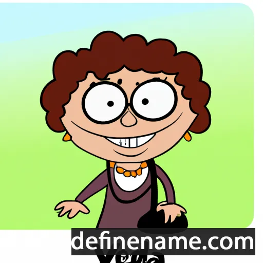 cartoon of the name Velda