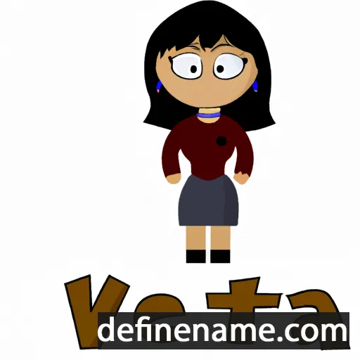 cartoon of the name Velta