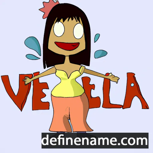 cartoon of the name Velvela