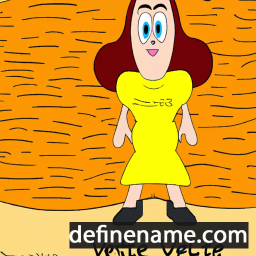 cartoon of the name Velvet