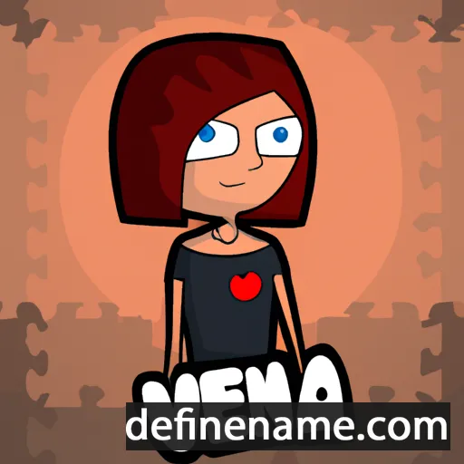 cartoon of the name Vena