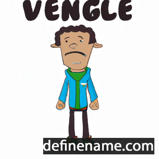 cartoon of the name Vencel