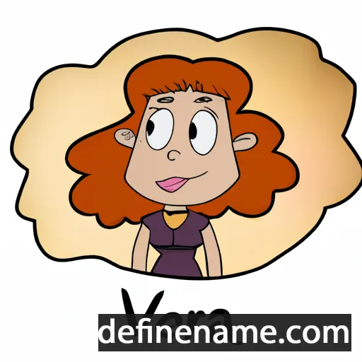 cartoon of the name Vera