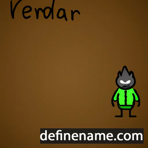 cartoon of the name Verdandi