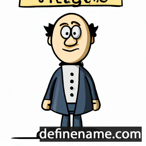 cartoon of the name Vergil