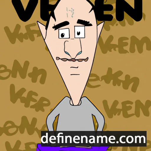 cartoon of the name Vern