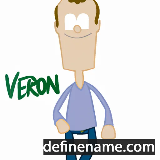 cartoon of the name Vernon