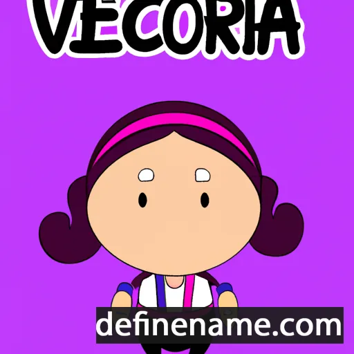 cartoon of the name Verónica