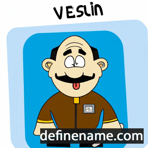 cartoon of the name Veselin