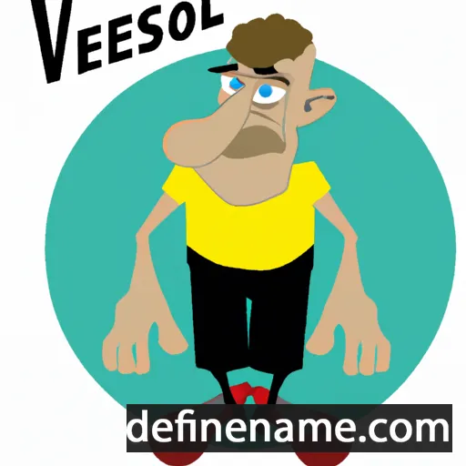 cartoon of the name Veselko