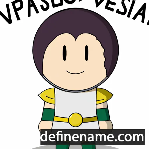 cartoon of the name Vespasiano