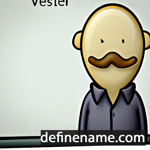 cartoon of the name Vester