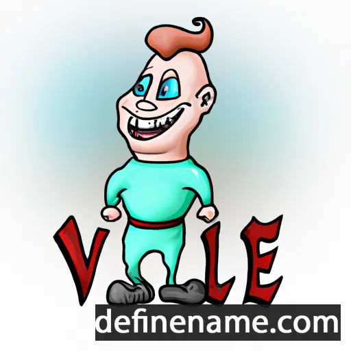 cartoon of the name Vetle