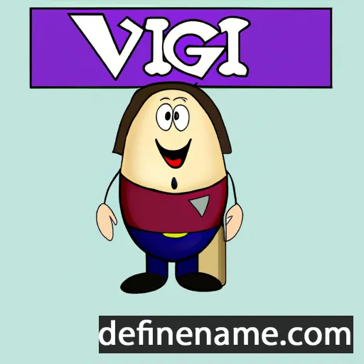 cartoon of the name Vígi