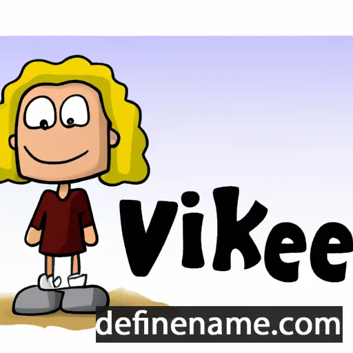 cartoon of the name Vibeke