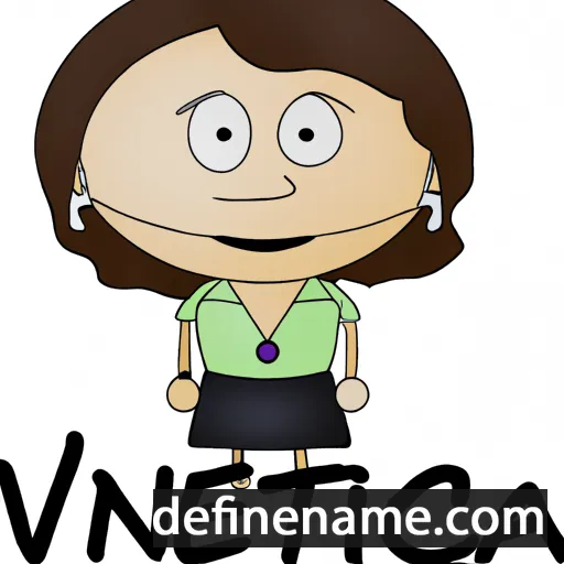 cartoon of the name Vicenta