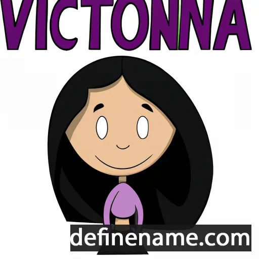 cartoon of the name Victorina