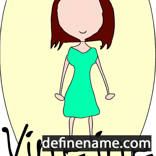 cartoon of the name Vienne