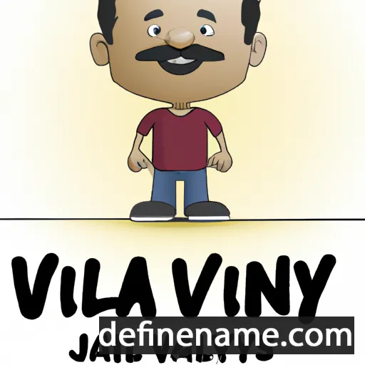 cartoon of the name Vijay